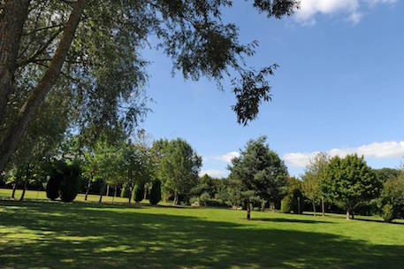 vu sur le centre du parc